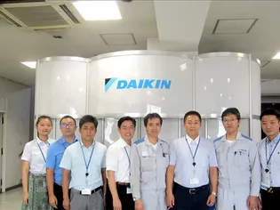 زار وفد من شركة Daikin  (اليابانية) منشآتنا.